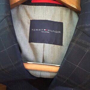 Tommy Hilfiger Men's Deep Navy Plaid Sports Jacket